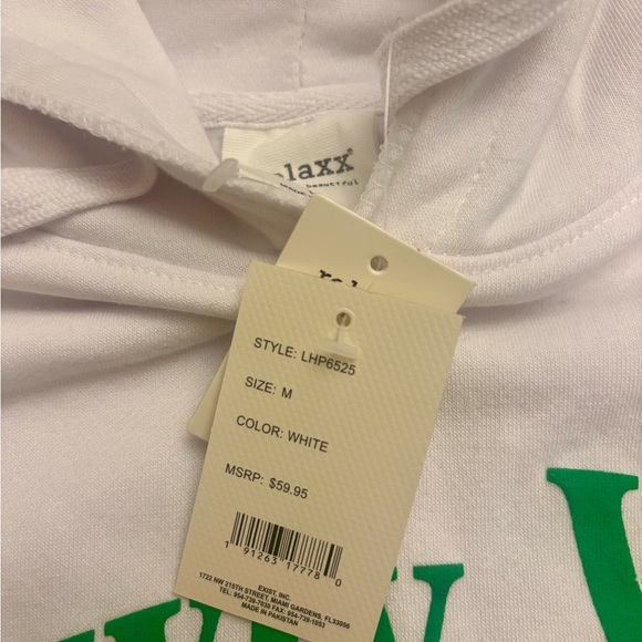 White 'Newly Wed' Hoodie Sweater - Picture 2 of 2